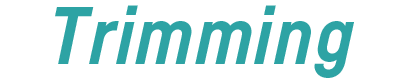 トリミング